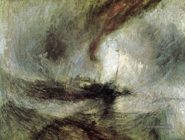  Sturm Galerie - Schneesturm Dampfboot ab Harbors Mund romantische Turner